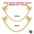 14K Gold Filled Safety Chain w/MagneticClasp, (GF-824)
